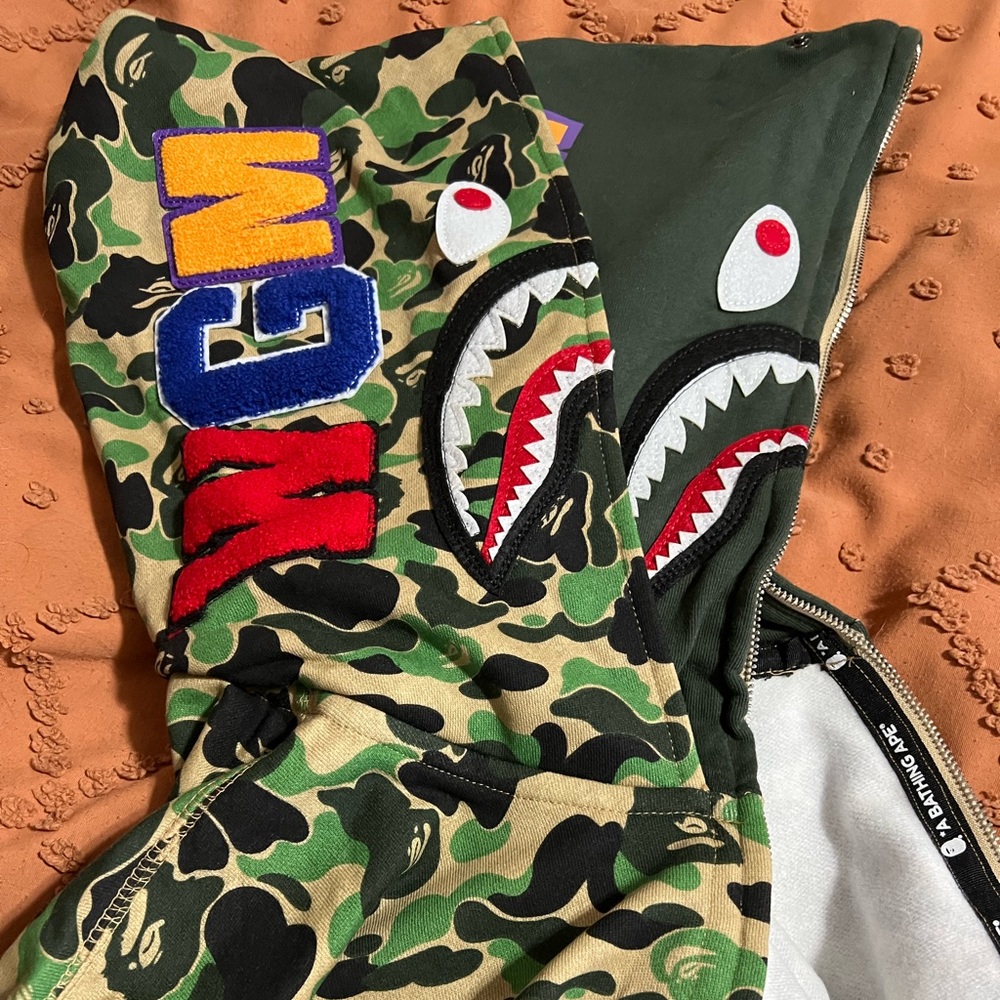 BAPE WGM double hood 1st camo